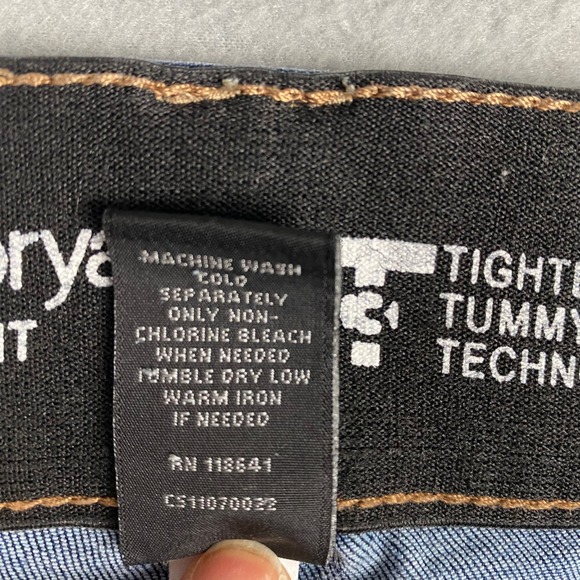 Lane Bryant Straight Leg Jeans Dark Wash Tummy Control Tall Womens Size 24 Plus - Picture 6 of 9